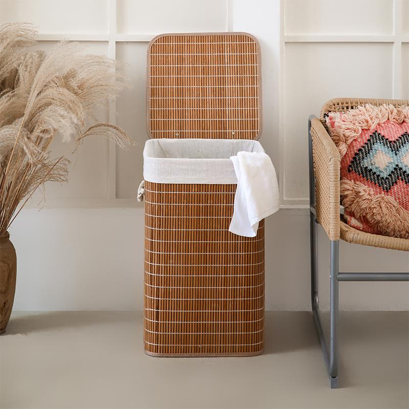 编衣篓家用脏衣服收纳筐脏竹衣篮可折叠脏置物架收编纳框藤HYuxsq