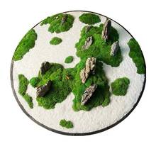 新中式花艺摆件酒餐桌中间摆件摆桌面景观景转造盘装饰品ZG-67104