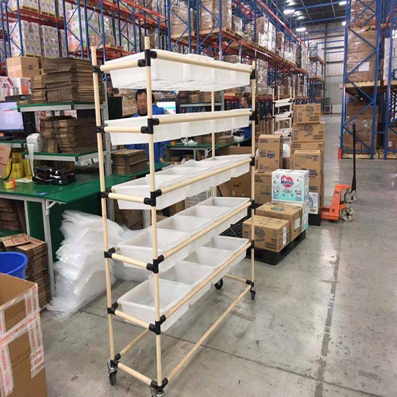 快仓云拣货车仓库商物流配货车电捡货递播种车