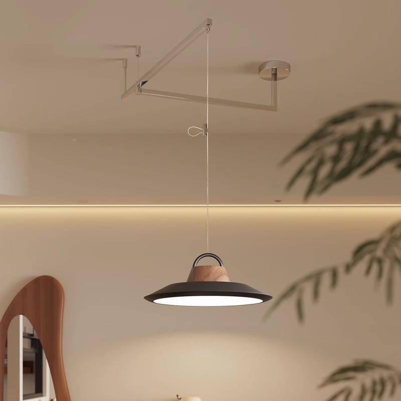 步步达复古摇臂餐厅吊灯vitange中可古岛吊台灯移位ph5渔夫帽灯具