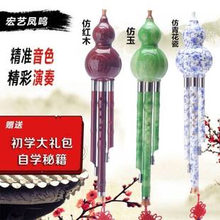 级款 人学生葫芦丝降B调CIHJ调升芦丝 树脂成葫芦丝葫初学款