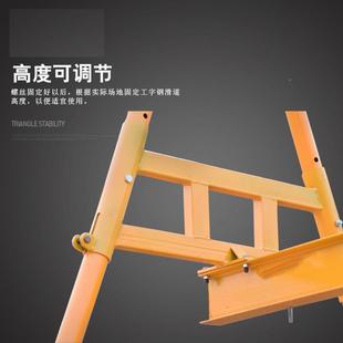 包邮室外四柱立工机字钢直506滑式吊运修机建筑装上料升降机轨道吊机