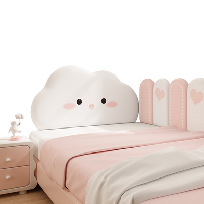榻榻米软包防撞壁贴云朵儿童房床头靠背垫防撞软包贴墙面护墙挡板