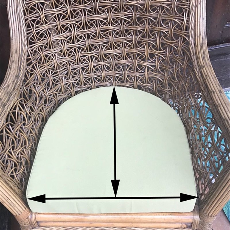 大藤椅防水户外u形藤椅坐垫u型餐椅垫定制现代纯色简约沙发垫套子