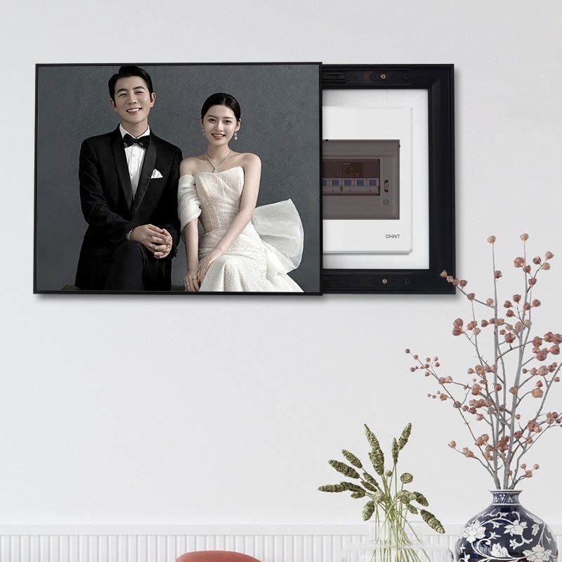 高档配电箱电表箱装饰画定制照片弱电箱空开箱遮挡装饰挂画免打孔