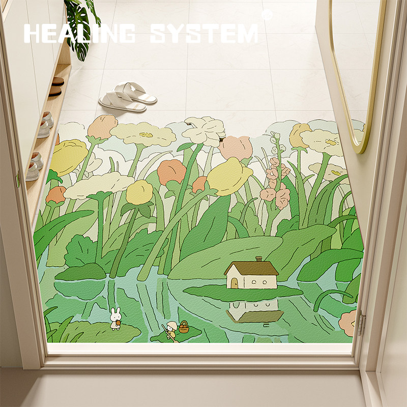 与风与海入户门地垫PVC可擦洗门垫进门门口脚垫家用地毯垫可裁剪,居家布艺,入户地垫,淘宝优惠券,粉丝福利购,淘宝优惠卷