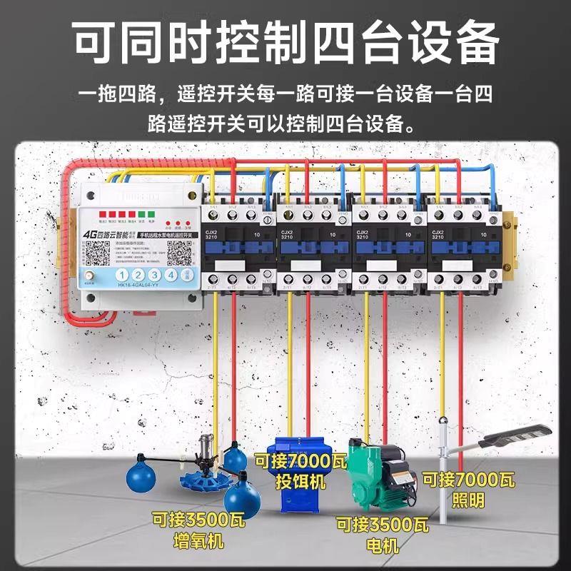 4G手机远程投料机控制器