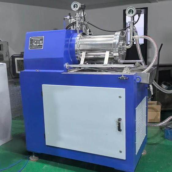 色磨浆料水墨卧式砂机纳油漆颜料米研磨机不钢卧式实验室锈砂BOM