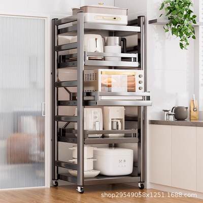 式厨房夹缝置物架抽屉抽拉储缝物BWF45820架墙角落地层冰箱多侧面