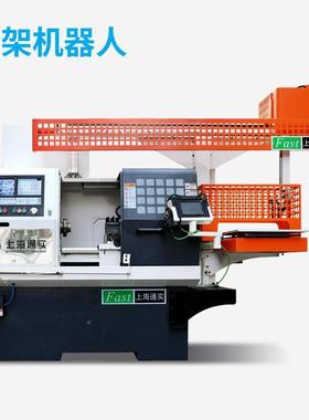 通实TS-42斜4械2斜床刀塔数控桁车床一拖架机一手自动送料机零件