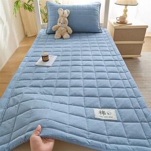 大学生宿舍单e人床垫子90x190cm住校寝室上下铺专用棉花褥子床褥