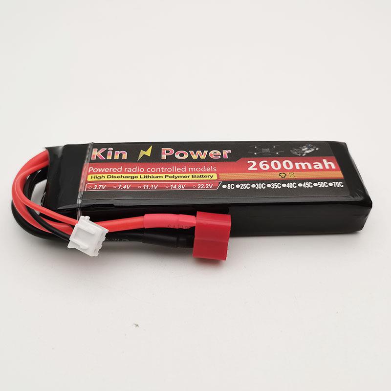 遥控车1模充电锂电池7.4V/2S200mah25C30C伟力003451改6装大4容量