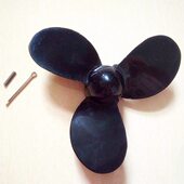 配件 原装 航凯2冲3.5P船外机马达舷外机船用推进器橡皮艇 螺旋桨