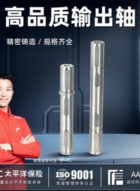 NMRV减速机配件单/双出轴输出轴rv30/40/50/63/75/90/110/130/150