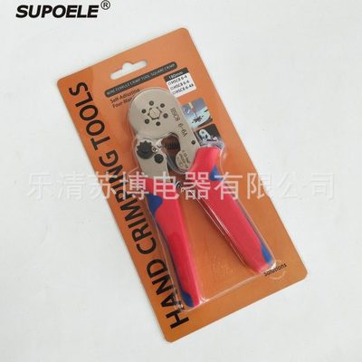 HSC8 6-6欧式多功能棘轮压线钳 VE管型端子压接钳工具PLIER