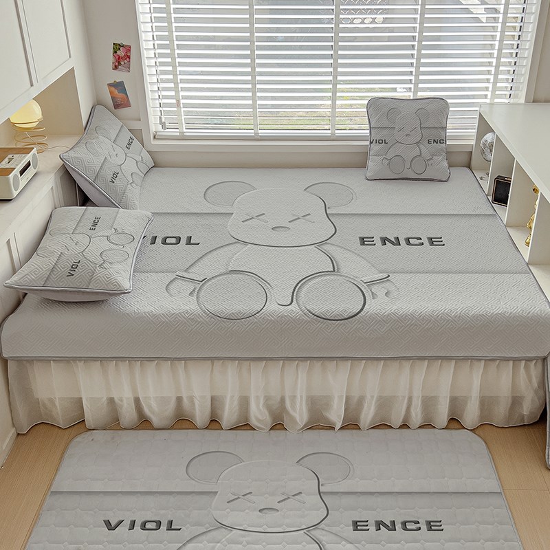 榻榻米床盖四季通用专用防滑大炕床单定制床笠轻奢现代V男2024新