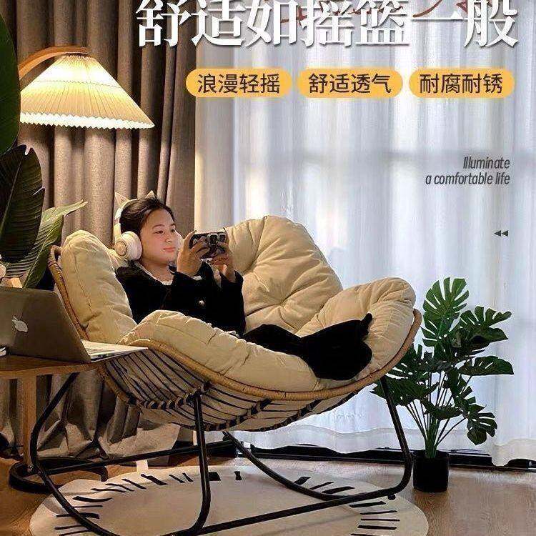 鸟窝摇摇CYC椅躺椅阳睡台家用休闲人懒人发客厅轻沙奢摇成椅人可