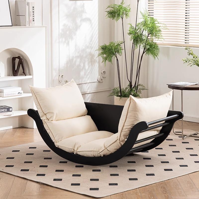 多香懒功能蕉船人摇摇HLG椅阳台用大人沙发椅实木单人家休闲午睡