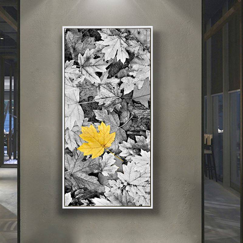 玄关装饰画竖版壁画客厅挂画餐厅墙画样板间现代简约黑白城市摄影