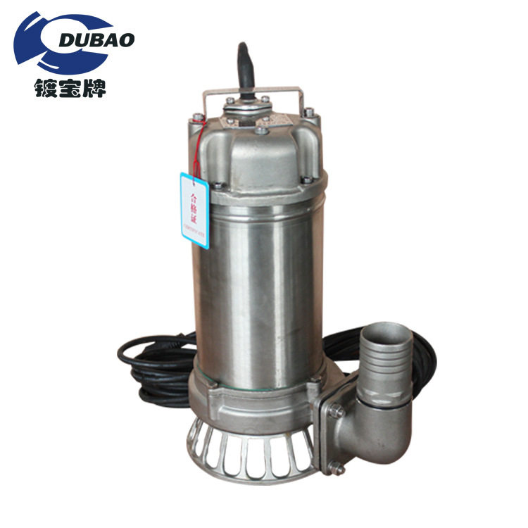 镀宝潜污泵220V家用养殖场抽粪泥浆泵380V潜水排污泵380V潜水泵