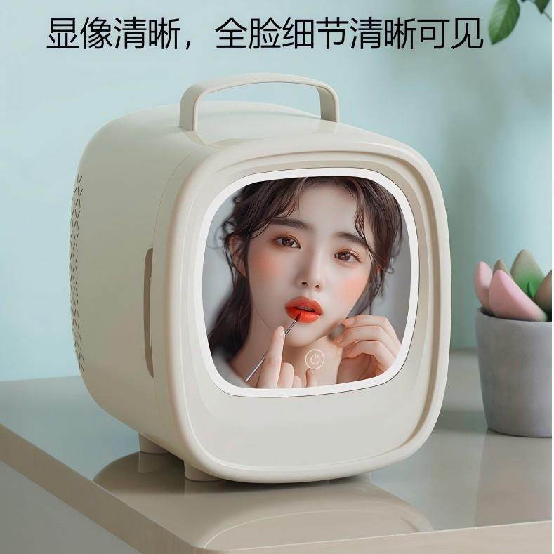 汽车美妆6L冰箱家车两用车载迷你冰箱保鲜箱冷热两用多功能保温箱