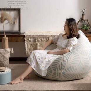 爆款懒人沙发榻榻米单人阳台客厅躺卧家用小户型可睡网红民宿豆袋