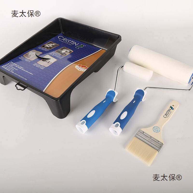 克里斯汀涂刷套装超级丝光大师细毛刷墙工具涂料油漆滚筒刷麦太保