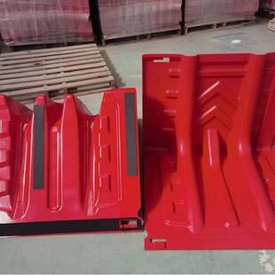 L型防汛防洪挡水板地下车库阻水板红色ABS可移动围堰防洪闸物业