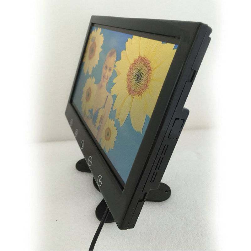 9寸AV触摸车载显示器高清数字屏监控AV头大屏幕12-24V倒车显示器