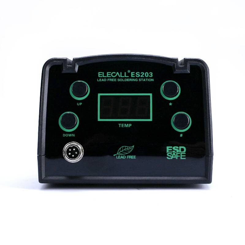 伊莱科ES203大功率高频焊台数显可调温恒温电烙铁90W200-500℃X20