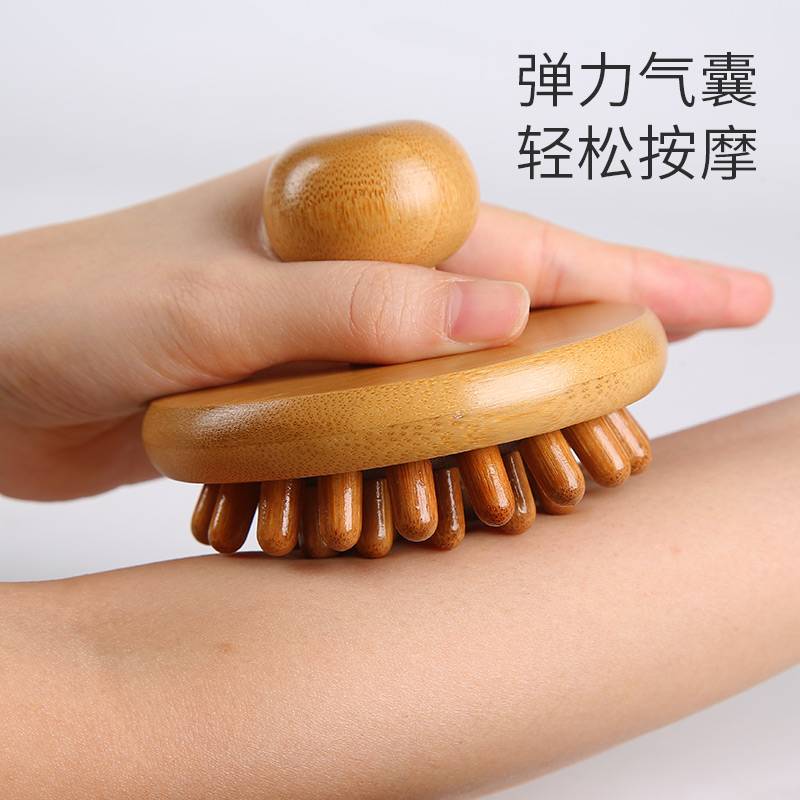 经络刷全身通用小腿肚子身体刷头部气囊按摩器刷背揉腹仪皮肤刮痧