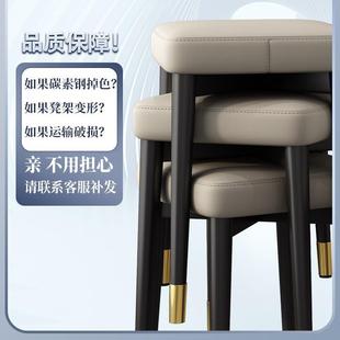 轻凳奢子可叠放子家用现简sys 332约梳妆凳方凳椅代矮凳板凳餐桌