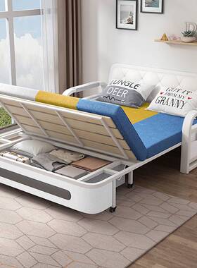 A10L沙发床折叠两用小户型网红款阳台多功能2023新款实木单双人伸