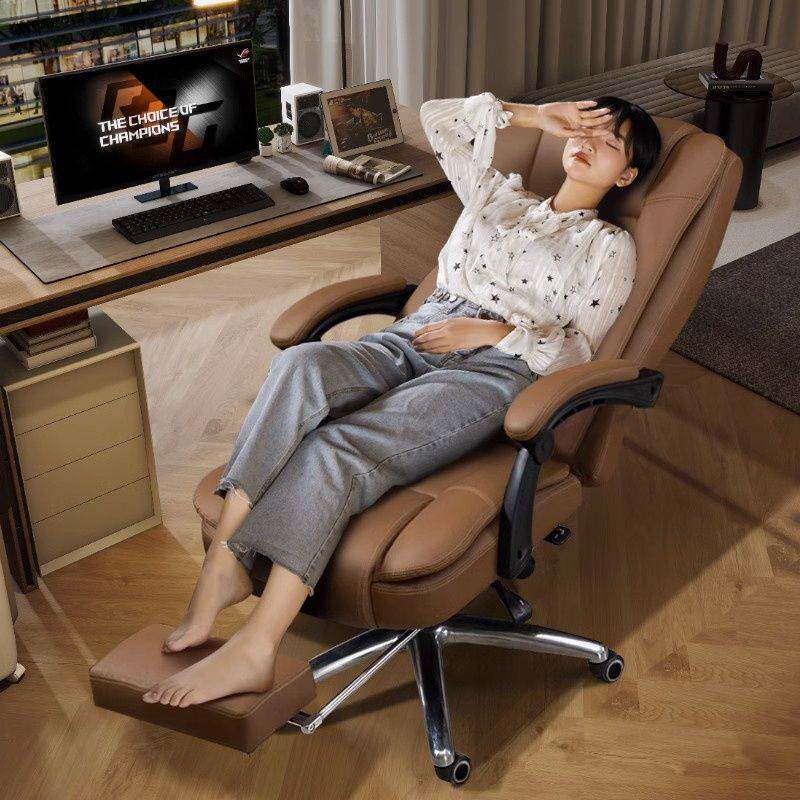 老板椅办公椅办公座椅高端久坐办公室家用椅子电脑可午睡转椅