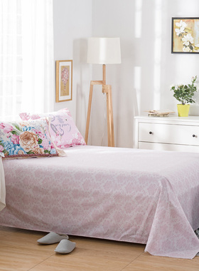 床单单件1.5米床上用品全棉单双人少女宿舍床单学生230x245