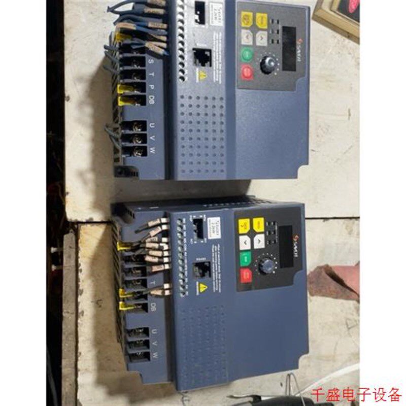 议价直拍不发:三基变频器2.2kw三基S600-4T2.2G拆机两台 成色