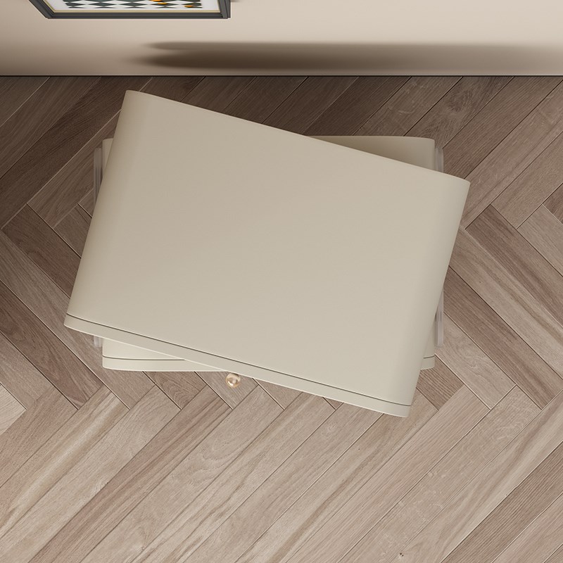 亚克力床头柜简约现代奶油风迷你收纳床边柜悬浮床收纳柜小型家具