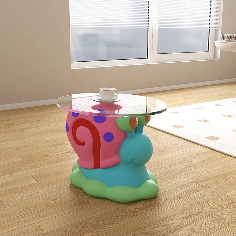 小蜗客厅茶几沙发旁边几换鞋凳搬家送礼物乔迁新居落地装饰品摆件