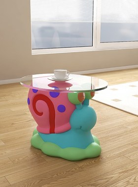 小蜗客厅茶几沙发旁边几换鞋凳搬家送礼物乔迁新居落地装饰品摆件