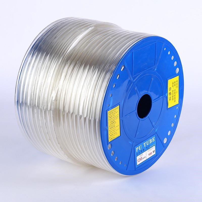 现货PU风管5*86.5*108*12风管透明白色通风伸缩管