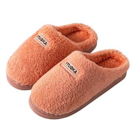 新款秋冬季棉拖鞋女室内家用情侣保暖毛绒棉鞋包跟厚底家居月子男