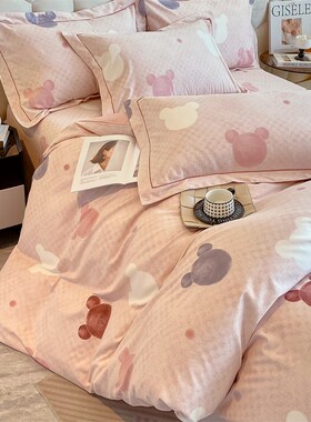 定制纯棉加厚磨毛被套单件160x210x215150单人宿舍被罩2024新款