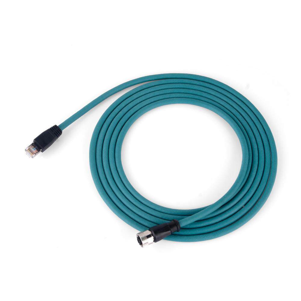 业相机千兆网码M12连接工器8芯母头转SCBRJ4线5国产编线防水连接