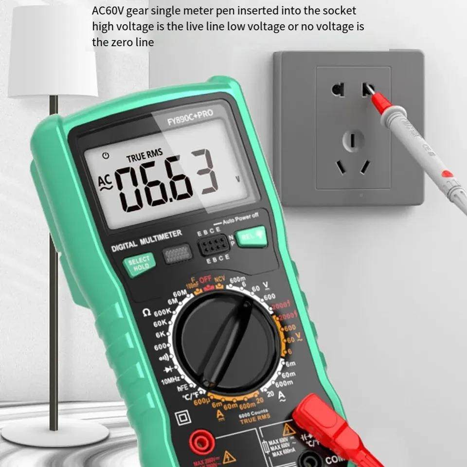 高89C+PRO光烧0伏万用表数字精871度2000V高压矿用只能防鸡电工用