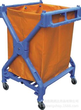 白AF081云58酒店X228型布草车塑料收集车杂车手保洁车物清洁推车