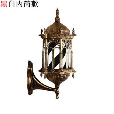 美发KUB小型彩光宫灯水灯灯理防发店节能壁挂式复转古风挂壁转灯