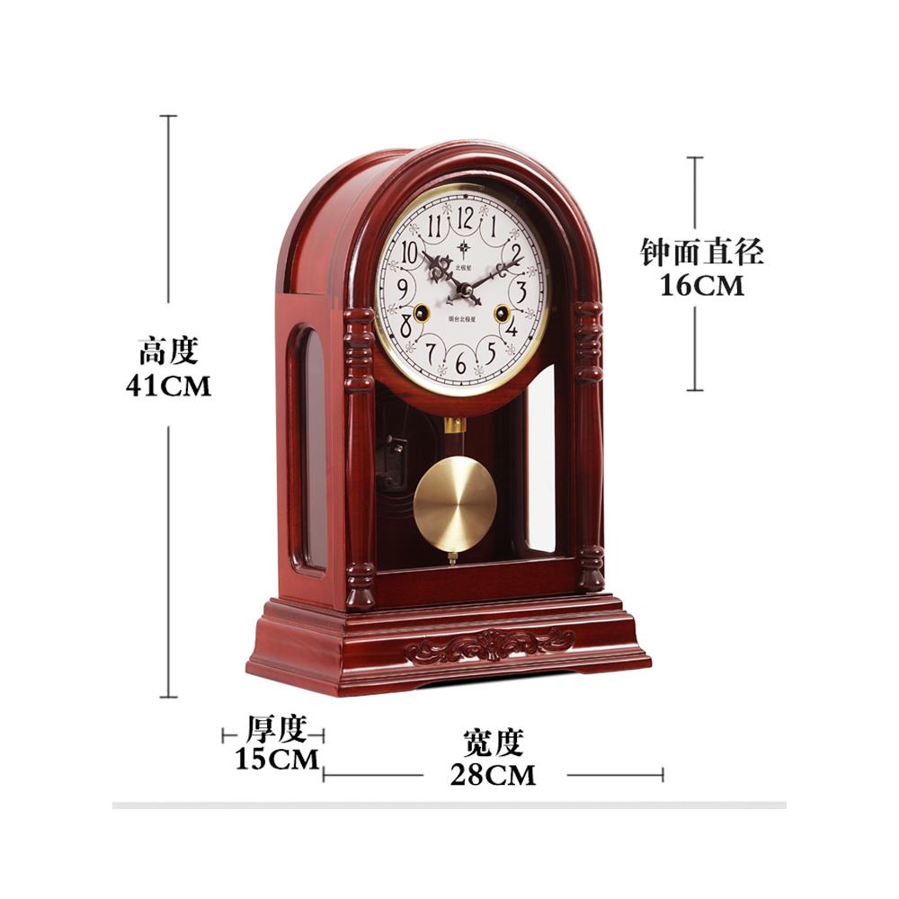 ?复古机械时座钟Fiuuepww中堂厅桌面台钟茶摆几报钟客表老式台式