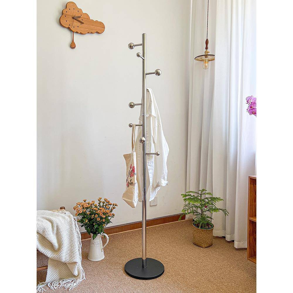 T入户玄关门口GIZ室小型挂衣挂架卧头边置物落床地式包次净移动衣