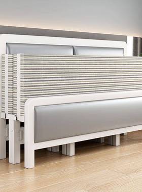 XUZ用家叠床双人床出租屋简易床办公室午休宿舍硬板床折铁艺床床