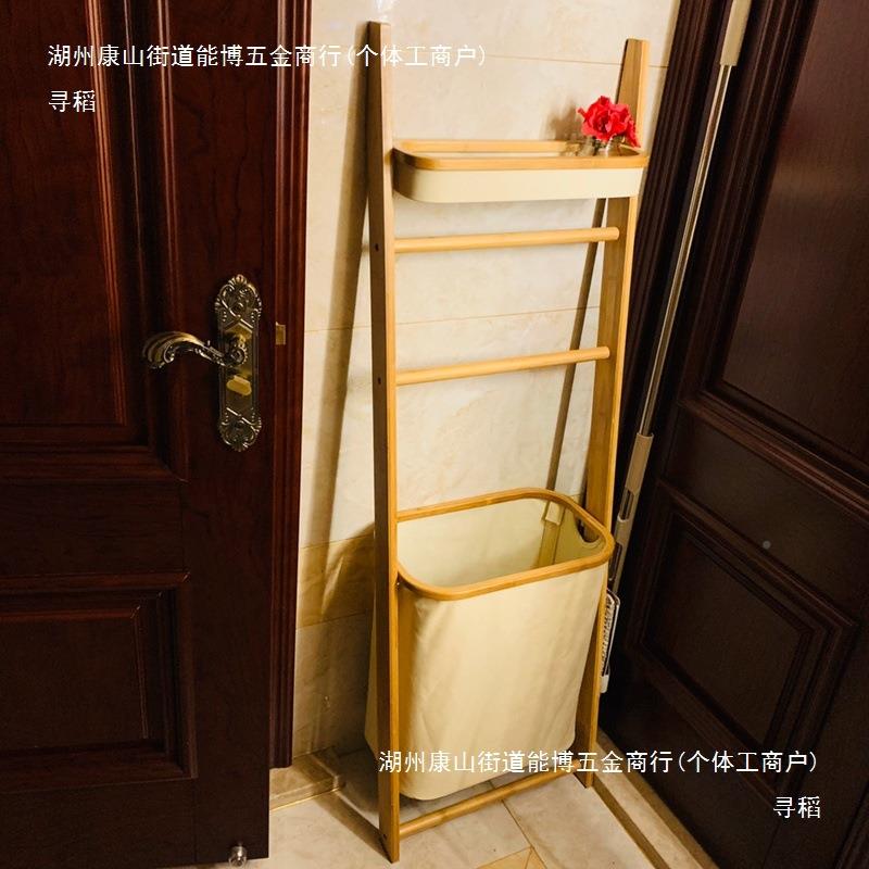 缝thu+u+%h日卧室客厅多功能衣收帽架脏衣篮式毛巾架脏衣服纳筐夹